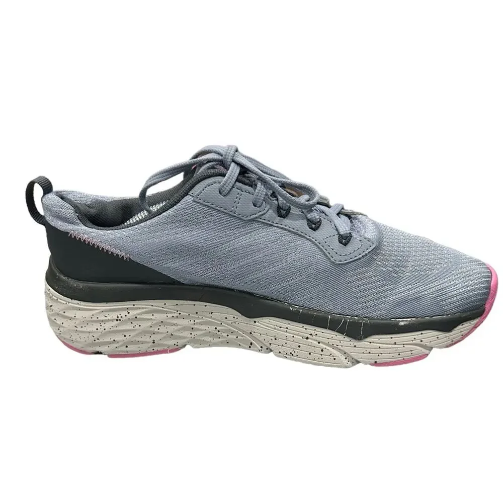 SKECHERS tennis shoes size 8 goga mat lace‎ ups  blue pink gray - Picture 4 of 9